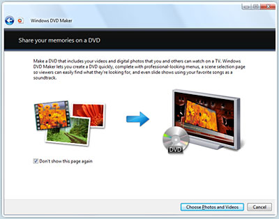 Create professional-looking DVDs with Windows Vista Home Premium DVD maker