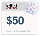 $50 E-Gift Certificate