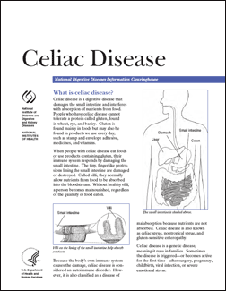 Cover of NDDIC Celiac Disease Publication