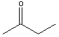 chemical structure of Methylethyl Ketone