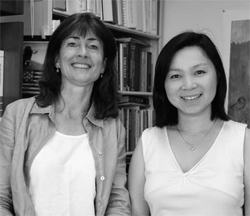 A photograph of Mary Ward and Sophia Wang.