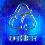Number seven recycling symbol