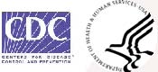 CDC and NIH logos