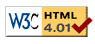 W3C - HTML 4.01 Compliant