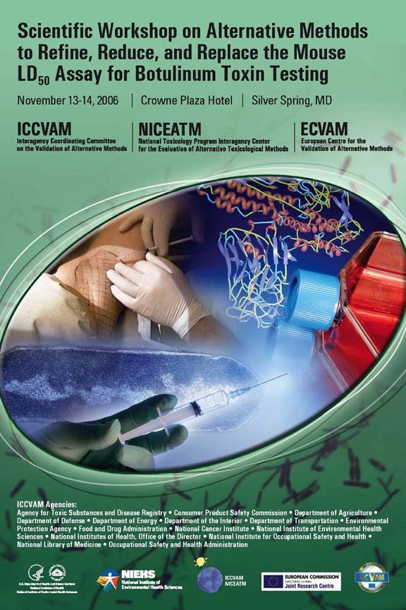 Poster for November 2006 Scientific Workshop on Alternative Methods for Botulinum Toxin Testing