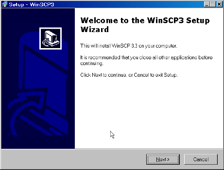 WinSCP Setup Wizard