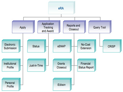 Chart showing services for grantor agencies