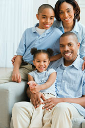 Happy family. Image credit: Getty Images.