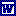 MS Word icon: a blue capital W on a small blue square