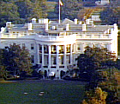 Photo of the White House from above.