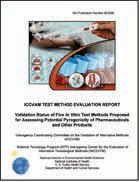 Cover of ICCVAM Pyrogen Test Method Evaluation Report
