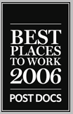 Best Places to Work 2006: Post Docs