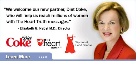 The Heart Truth Campaign partners with Diet Coke