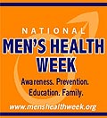 National Men's Health Week logo