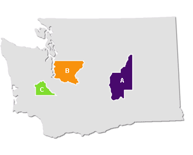 Map of Washington