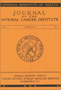 Cover of the first issue of the Journal of the National Cancer Institute