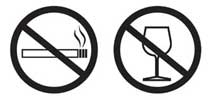 Don't smoke and don't drink alcohol.