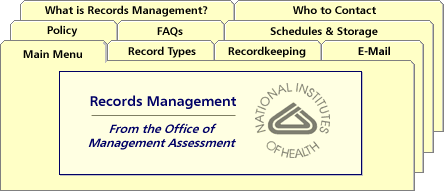 Main Menu - Records Management
