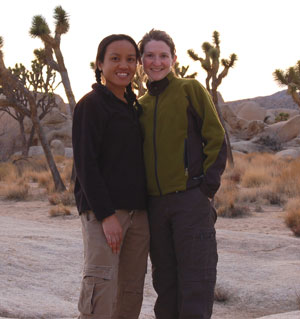 Co-authors Kathy Senekeo-Effenberger, left, and Jessica Bonzo, right