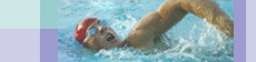 A person swimming.