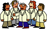 Cartoon scientists