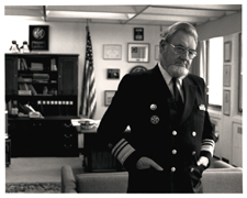 [C. Everett Koop in his office in the Hubert H. Humphrey building in Washington, DC]. 1988.