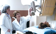 picture of Dr. Kurdziel with patient