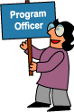 Cartoon: Program officer.