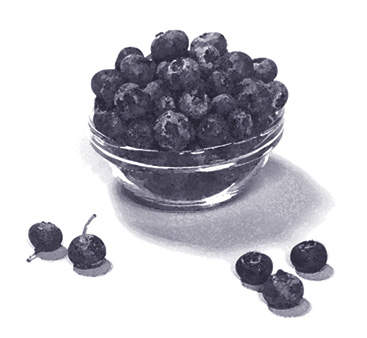 picture of fresh blueberries