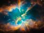 Planetary Nebula NGC 2818, Hubble Space Telescope 