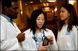 Clinical Research Nurses on rounds