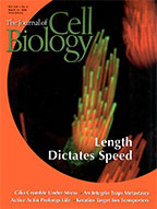 Journal of Cell Biology cover image