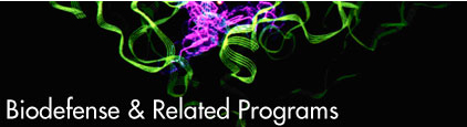 Biodefense and Related Programs banner