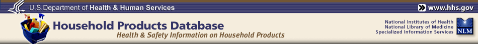 Household Products Database banner