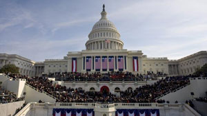 The inauguration of President Barack Obama at the U.S. Capitol on Tuesday, January 20, 2009