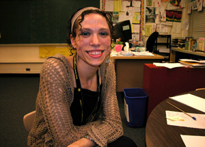 Teacher Elena Recio is glad to work near NIH.