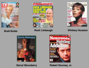 Photo of various magazine covers