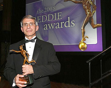 NIAID director Dr. Anthony Fauci was awarded the MediMedia Foundation Public Service Award