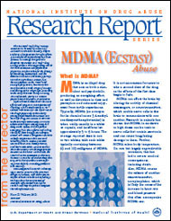 Ecstasy Abuse Research Report Cover