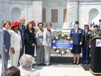 Congresswoman Davis honors servicewomen and female veterans at the 10th Annual Women's Caucus Wreath Laying Ceremony at Arlington National Cemetery.