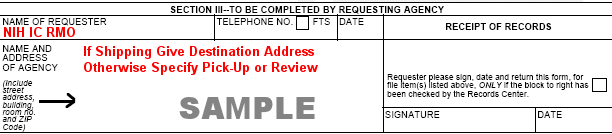 Section 3 of Optional Form (OF) 11