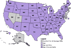 Types of Beverages for On-Premises Sales by Persons Under 21