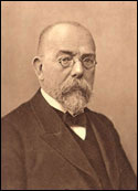 German microbiologist Robert Koch