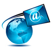 Blue globe with email letter - click here to link to McREL's current newsletter for the latest education research.