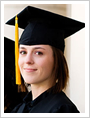 Female student with graduation hat; McREL is making a difference by helping educators improve the quality of education.