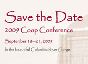 2009 Coop Conference Save the Date