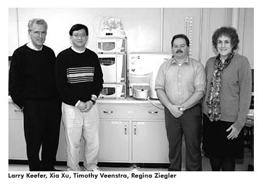 Larry Keefer, Xia Xu, Timothy Veenstra, Regina Ziegler