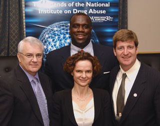 Photo: Speakers at a Capitol Hill briefing on drugs and crime