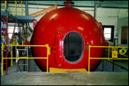 Blasting agent fumes studies are done in NIOSH's explosion sphere