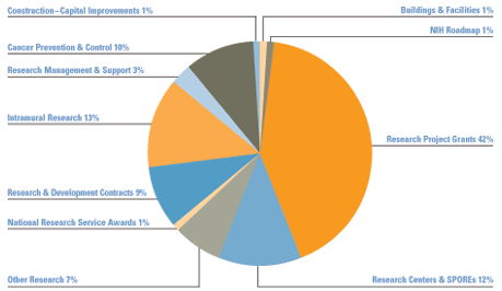Pie Chart - Distribution of Fiscal Year 2007 Budget Request